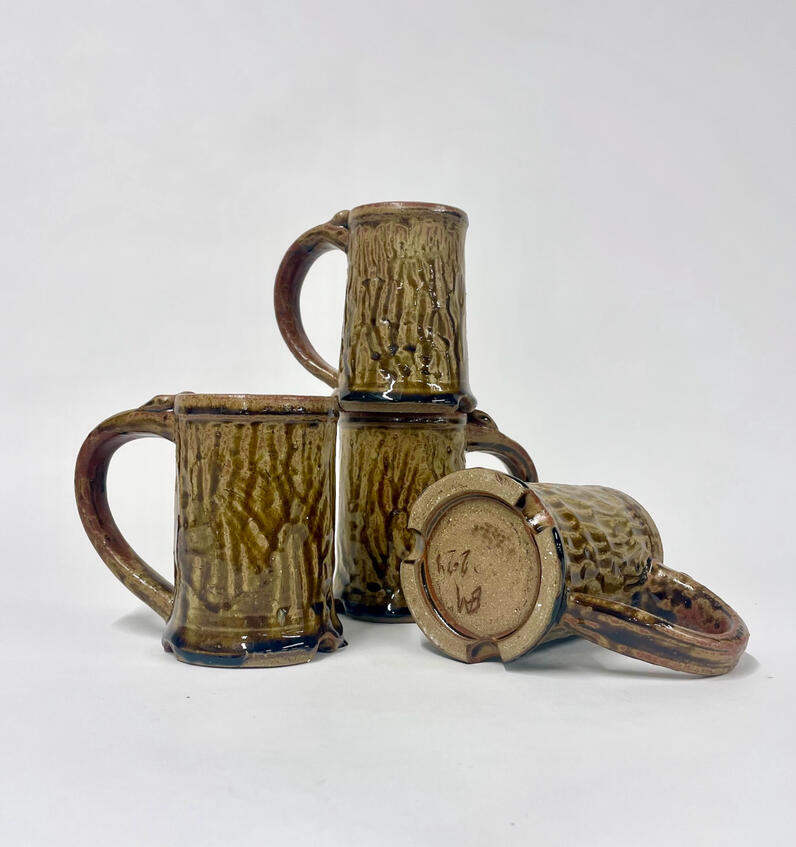 "Set of Mugs" 2024, Glazed stoneware