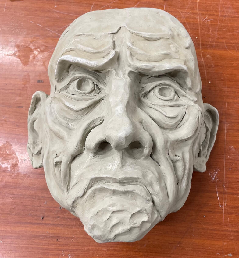 "Vecchio" 2023, Unfired Clay