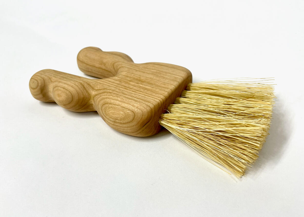 "Tooth Brush" 2025, Cherry with Bambo Bristols