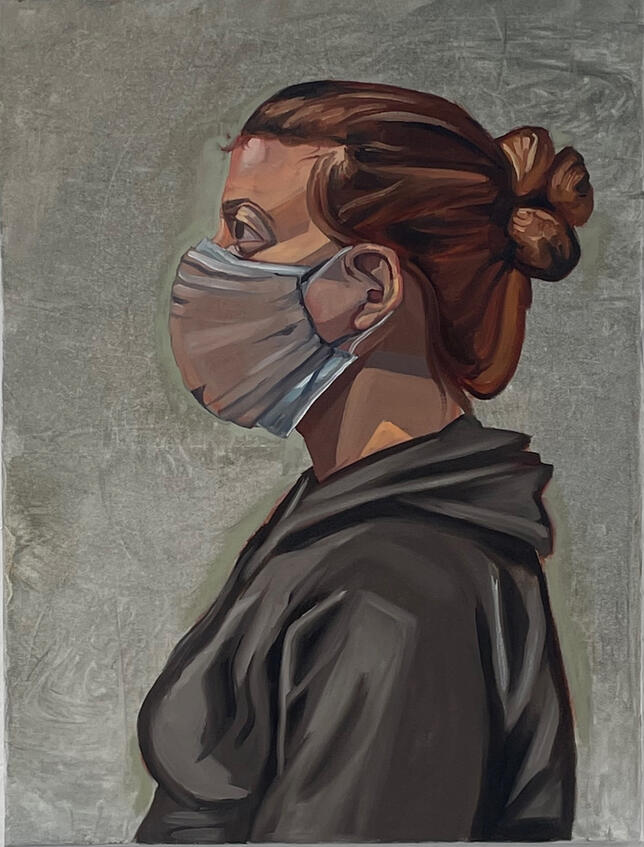 "Portrait Study" 2022, Oil Painting