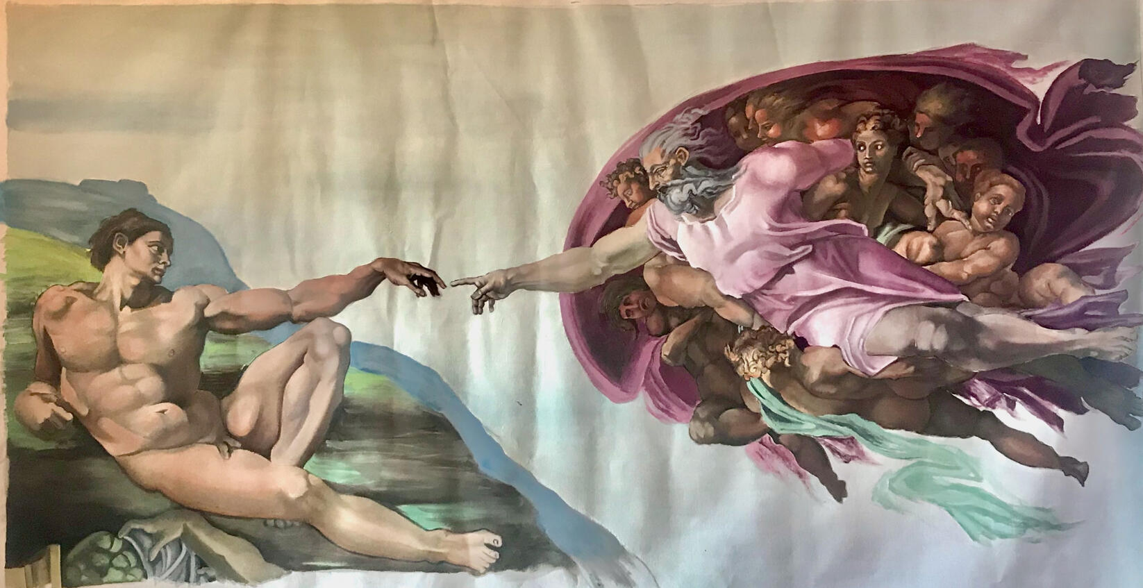 "The Creation Study" 2020, Oil painting